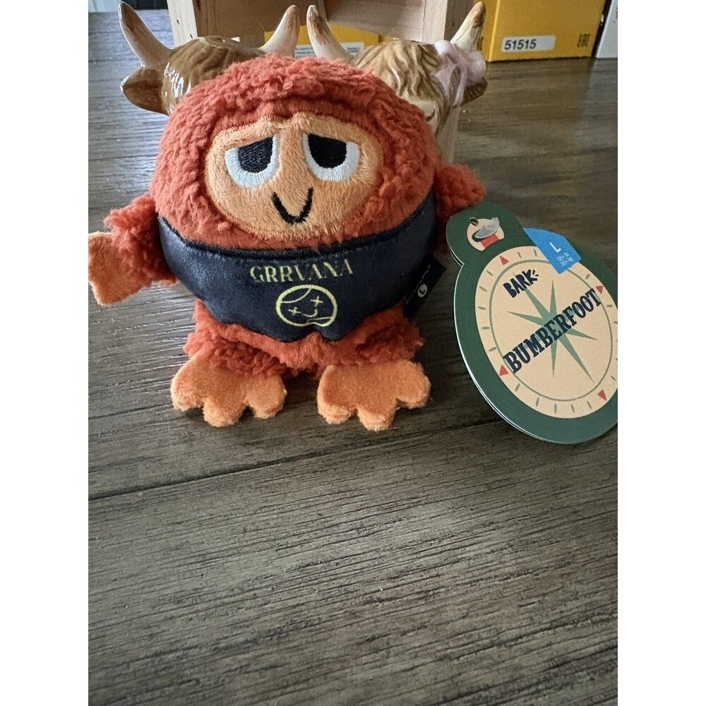 BarkBox Bumberfoot Dog Toy Rip And Reveal Large Dog Toy New With Tags